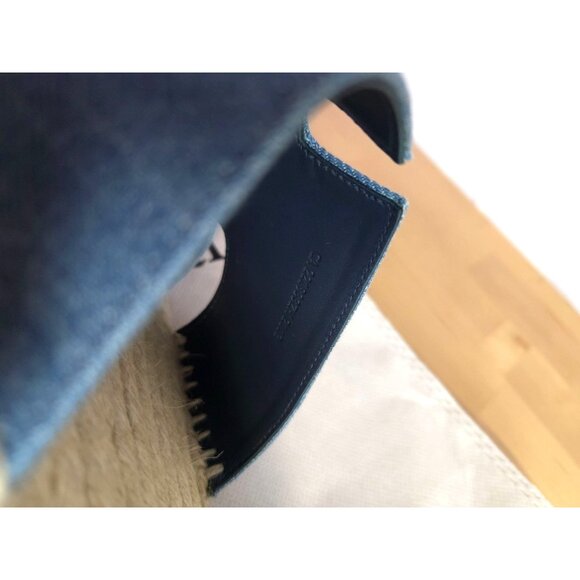 Hermès Antigua Mens Denim & Leather Espadrilles Sandals EU 44/US 11 - Picture 6 of 7